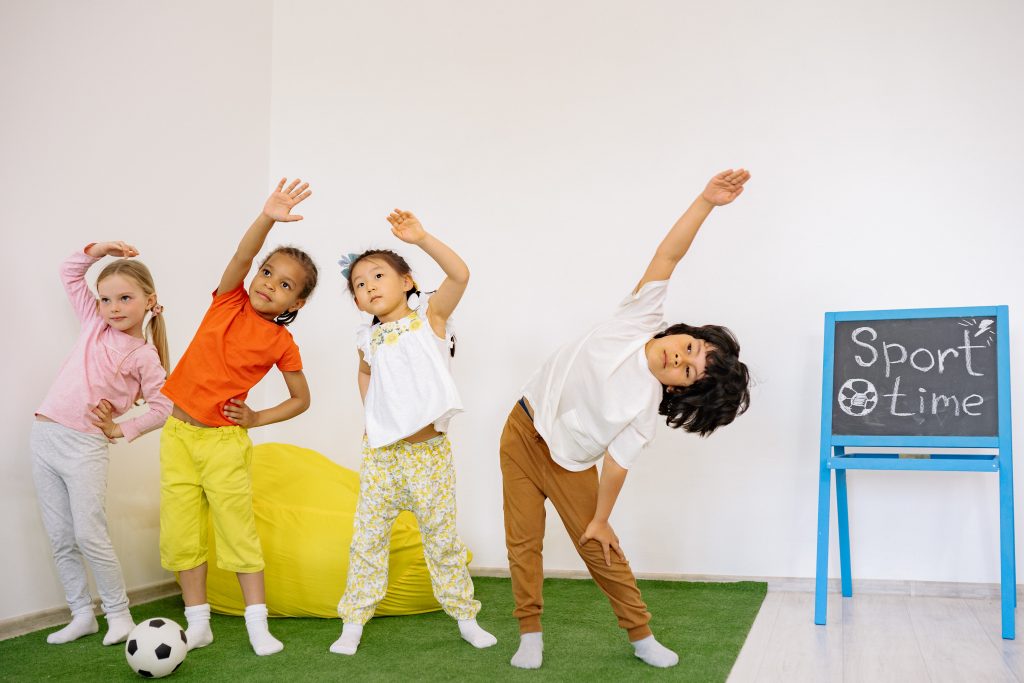 Children need aerobic, muscle building and bone strengthening exercises