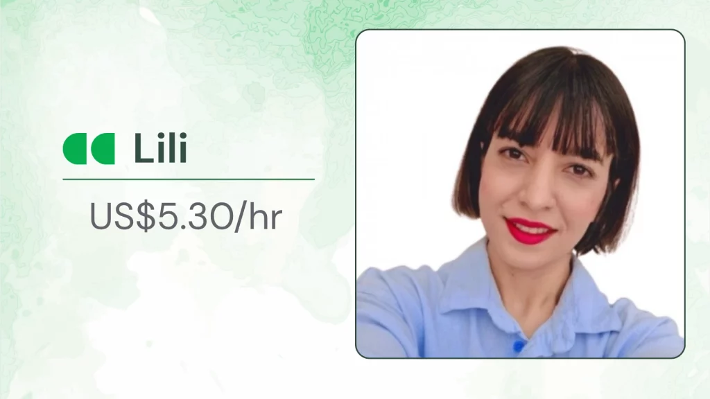 Lili Lili, an online fitness coach for women with affordable coaching sessions