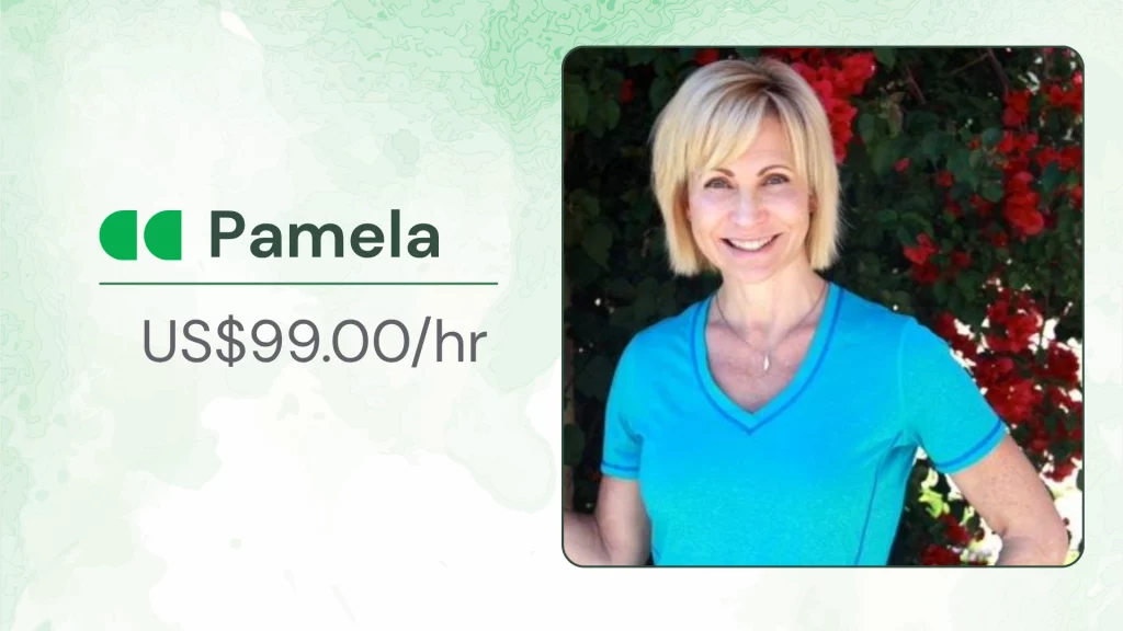 Pamela Pamela, an online fitness coach for women on Fyt