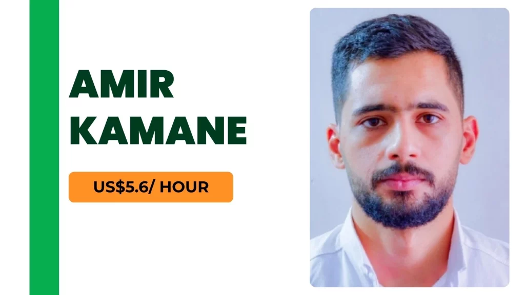 Amir Profile image of Amir Kamaneh, an online fitness trainer offering personal training sessions for $5.6 per hour.