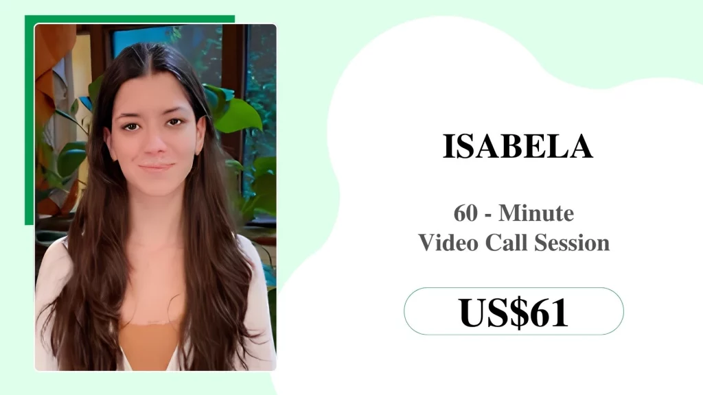 Isabela – Hatha, Vinyasa & Ashtanga Isabela providing a structured 60-minute online yoga session for new learners.