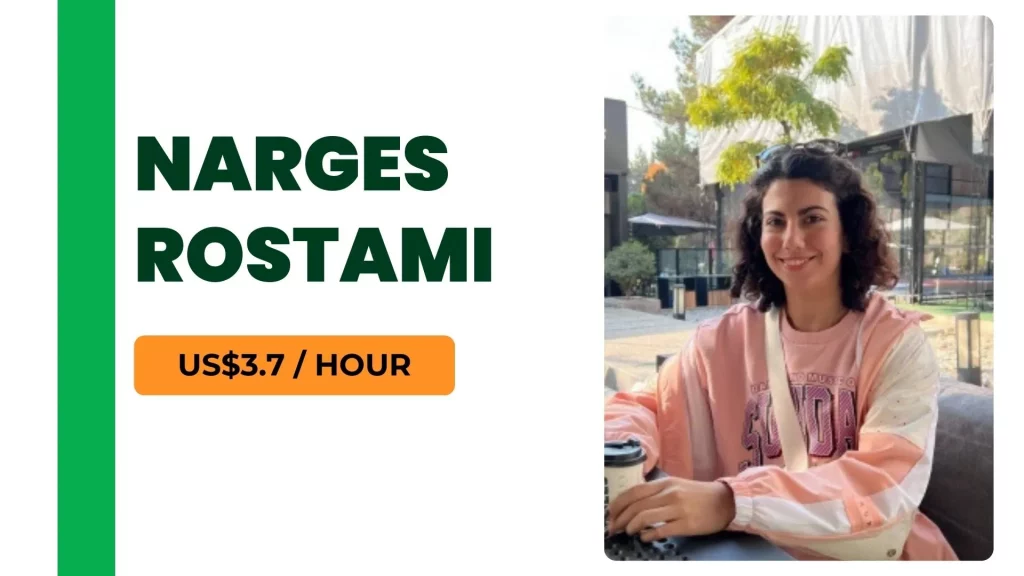 Profile image of Narges Rostami, an online fitness trainer offering personal training sessions for $3.7 per hour.