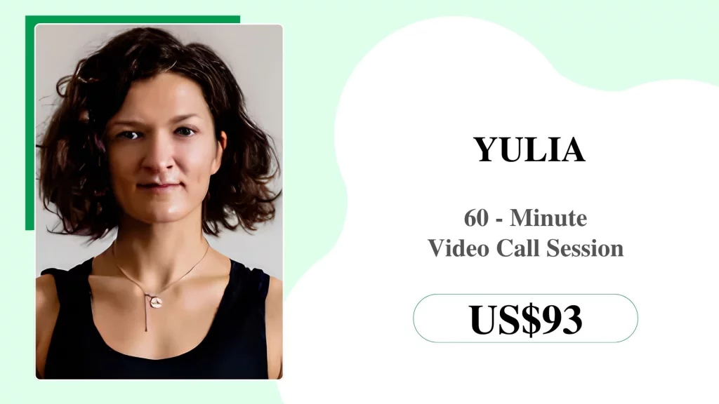 YYulia – Alignment-Focused Vinyasa Yulia guiding a 60-minute alignment-based online yoga session.