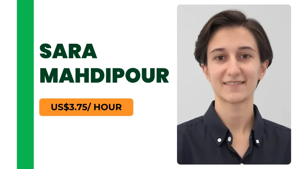 Profile image of Sara Mahdipour, an online fitness trainer offering personal training sessions for $3.75 per hour.
