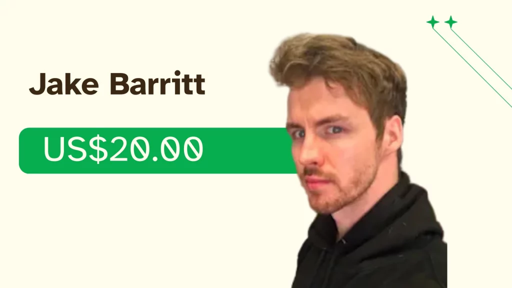Jake Barritt, an online personal trainer focused on strength building