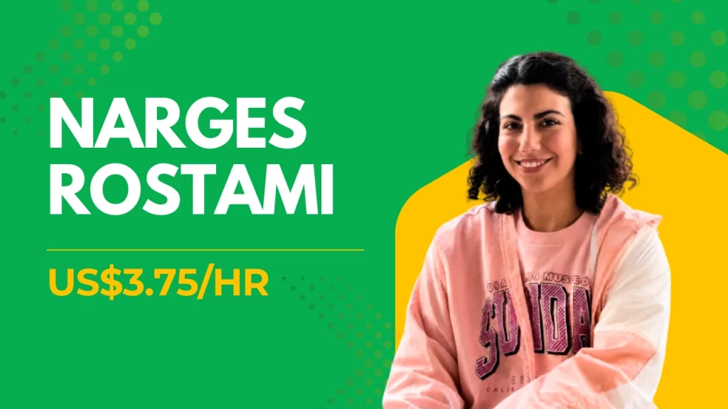 Narges Rostami, online personal trainer for strength, fitness, and bodybuilding at Happy Trainers.