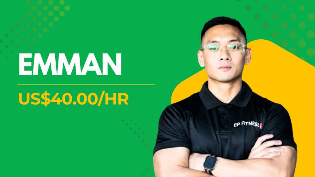 Emman, online personal trainer for strength, fitness, and bodybuilding.