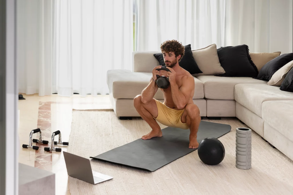 Strength training at home with minimal equipment in the home workout vs gym debate