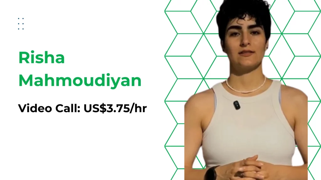 Risha Mahmoudiyan Risha Mahmoudiyan, an online weight loss coach for teens focused on movement quality and exercise confidence.